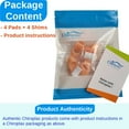 thumbnail image 6 of Chiroplax Tailor's Bunion Corrector Pads Bunionette Pain Relief Pinky Toe Straightener Separator Cushion Splint Protector Shield Spacer (4 Pads, Shims - Size Regular), 6 of 6
