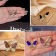 thumbnail image 3 of Color Changing Butterfly Necklace, Magnetic Temperature-Sensitive Color-Changing, 3 of 4