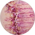 thumbnail image 2 of Addison Rugs Mayfield Washable Contemporary Abstract Berry Round Rug, 8' x 8', 2 of 5