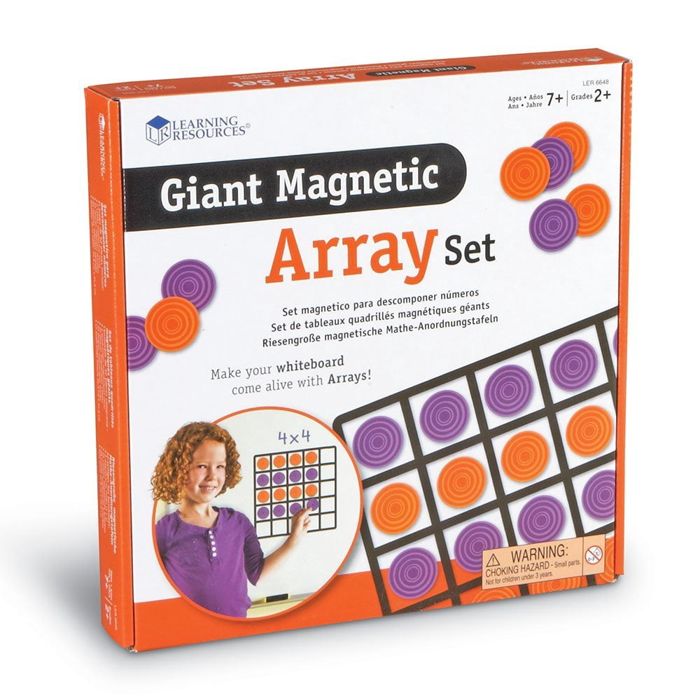 Learning Resources, LRN6648, Giant Magnetic Array Set, 1 / Set