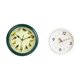 thumbnail image 5 of Reloj De Pared Con Marco Verde Melódico Y Números Grandes, Silencioso, Sin Tictac, Ideal Para Dormitorio, Oficina, Estudio O Como Regalo Decorativo De Inauguración De La Casa., 5 of 8