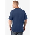 thumbnail image 2 of KingSize Men's Big & Tall Shrink-Less Lightweight Longer-Length V-Neck T-Shirt, 2 of 6
