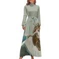 thumbnail image 1 of La creación de blahaj Vestido largo Ropa estética Vestidos de noche Vestido de mujer para mujer Verano Mono de verano para mujer, 1 of 4