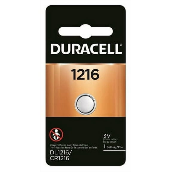 Duracell 3V #1216 Lithium Watch/Electronic Battery