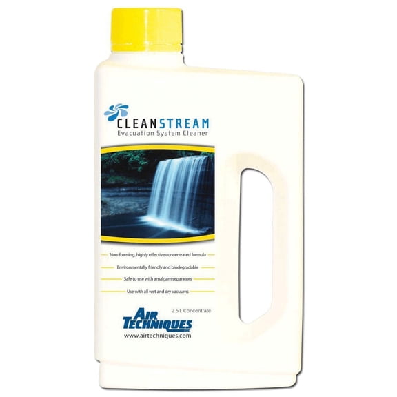 Air Techniques 57850 Monarch Cleanstream Evacuation System Cleaner 2.5 Liter