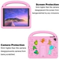 thumbnail image 5 of Dteck Crossbody Strap Kids Case for 6th/5th Generation (2018/2017),iPad Air/Air 2,iPad Pro 9.7 inch 2016,Cute EVA Hand Grip Case Shockproof Kickstand Cover with Shoulder Strap,Pink, 5 of 6