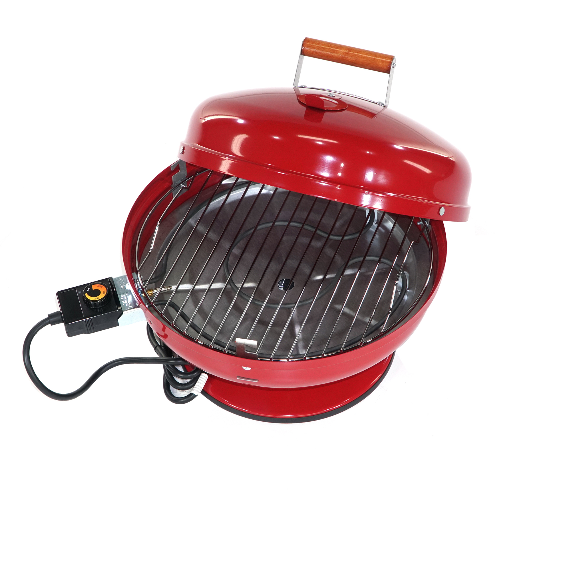 Americana Lock 'N Go Portable Electric Grill - Red - image 2 of 8
