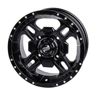 4/110 Beartooth Wheel 12x7 5.0   2.0 Matte Black for Honda Rancher 420 4x4 ES 2007-2019