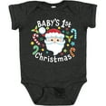 thumbnail image 3 of Inktastic Baby's 1st Christmas Santa with Candy Canes Boys or Girls Baby Bodysuit, 3 of 5