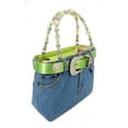 thumbnail image 2 of Denim Jean Purse w/ Belt Buckle - BG-BJ119MLM, 2 of 3