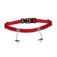 thumbnail image 4 of Quzzie Race Number Belt with Adjustable Closure And 6 Loops for Carrying Nutrition. Reflective Polyester Sports Belt. Comfortable And Secure for Racers. Red, 4 of 8