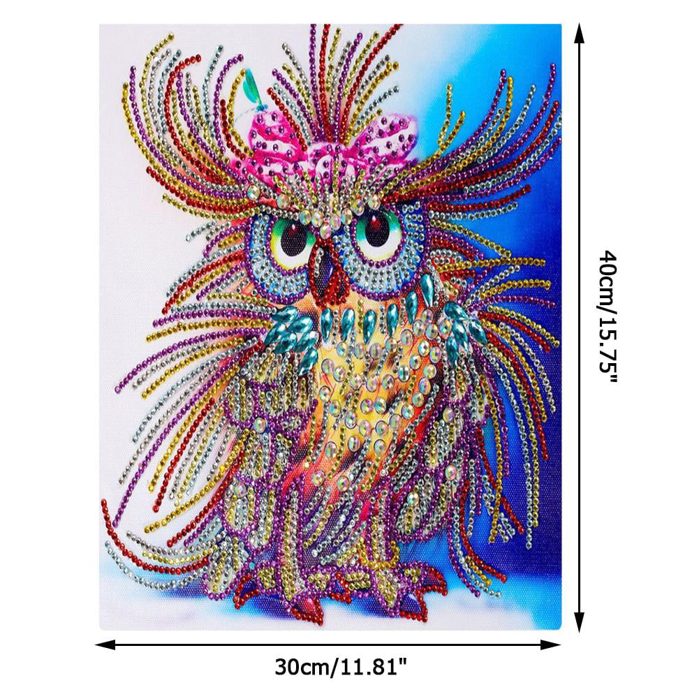5D DIY Bird Special Shaped Diamond Painting Cross Stitch Mosaic Kits Decor Art 
