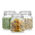 thumbnail image 6 of Food Storage Jars with Airtight Lids Set – 32 oz – Set of 3, 6 of 14