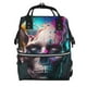 thumbnail image 1 of Easygdp Modern Abstract Colorful Skull B para Bolsa de Bebé de Gran Capacidad con Múltiples Bolsillos, Bolsa de Pañales para Padres, Bolsa de Viaje Organizada y Elegante, 1 of 6