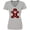Athletic Heather, variant on Inktastic Buffalo Plaid Gingerbread Man Women's V-Neck T-Shirt