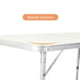 thumbnail image 4 of 180 x 60 x 70cm Aluminum Alloy Folding Table White, 4 of 18