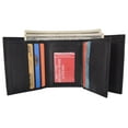 thumbnail image 6 of Libra Zodiac Sign Bifold Trifold Genuine Leather Men's Wallets, 6 of 28