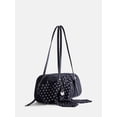 thumbnail image 2 of Madden NYC Women's East West Bowling Bag, Black Quilted, 2 of 5