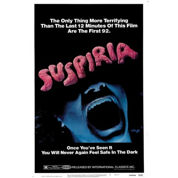 Pop Culture Graphics  Suspiria Movie Poster Print - 27 x 40