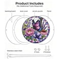 thumbnail image 4 of CaiYueKe Acrylic Puzzle Pendant Sunshade Window Hanging Plate Decorative Home Decor Stained Glass Style Window Art for Privacy Sun Protection Indoor Outdoor Window Decor Modern Hanging Ornament, 4 of 9