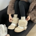 thumbnail image 3 of SKIUHS Women's Faux Fur Boots - Furry Fluffy Winter Snow Boots for Women, 3 of 4