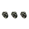 thumbnail image 1 of Justharion Gothic Punk Golden Horror Skull Ring Excellent Suitable For Many Occasions Easy silver 10 3Set, 1 of 6