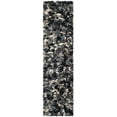 thumbnail image 5 of SAFAVIEH Rio Cassandra Confetti Polyester Shag Runner Rug, Grey/Multi, 2'3" x 9', 5 of 7