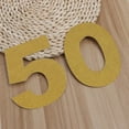 thumbnail image 3 of Houderco Banner De Cumpleaños Dorado Con Brillo Ajustable Para De Fiesta, 3 of 8