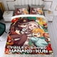 thumbnail image 4 of Toilet Bound Hanako Kun Conjunto de sábanas temático, trío de piezas, cómodo y amigable con la piel, diseño único, regalo de decoración para el hogar para familiares, amigos y fans, 90 cm * 190 cm, 4 of 6