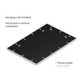 thumbnail image 3 of Aluminum Metal and Glass Single Picture Frame 24x36, 3 of 6