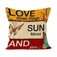 thumbnail image 2 of Funda de almohada de lino para verano con estampado digital de letras, pequeña y fresca, funda de cojín para decoración del hogar, 2 of 5
