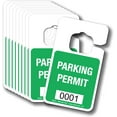 thumbnail image 2 of 100 Pack Green Rear View Mirror Parking Permits - 2.75"x4.75" - Numbered Hang Tags - Sequentially Numbered - Durable - Reusable - Parking Passes - Rydin, 2 of 8