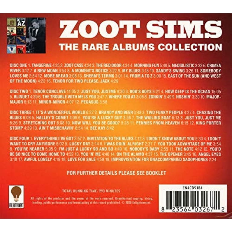 Zoot Sims - Rare Albums Collection - Music & Performance - CD