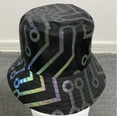 thumbnail image 5 of Unisex Reflective Fisherman Hat with Hologram Design, 5 of 5