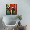 thumbnail image 2 of JEUXUS Modern Contemporary Wall Art Framed Colorful Pattern Pictures Canvas Wall Art Decor Wall Art Canvas Paintings Kitchen Bathroom Office Black Framed Prints Modern Artwork for Living Room, 2 of 4
