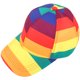 thumbnail image 1 of Gorra de béisbol con diseño de rayas y visera decorativa, accesorio para el sol para hombres y mujeres, 1 of 7