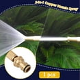 thumbnail image 4 of 2-in-1 Copper Nozzle Spray Device for Garden Watering, Car Washing and Surface Cleaning with Adjustable Spray Mode, 4 of 9