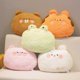 thumbnail image 2 of Almohada de animales de peluche kawaii para niñas y niños, oso de peluche, conejo, Rana, Tigre, cerdo, juguetes de peluche de dibujos animados, cojín suave para sofá trasero, 35cm, 2 of 5
