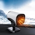 thumbnail image 3 of Car Heater Demister Defroster Winter/Cold Weather Anti-Fog for Vehicle degree Rotation Base Warmer 24V White, 3 of 8