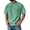 Mint Green, variant on Yifymode Men's Vintage Washed Crew Neck Short Sleeve T-Shirt, Relaxed Fit with Chest Pocket Casual Style Black L