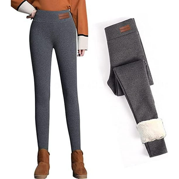 shuwee Super Thick Cashmere Leggings for Women Fleece Lined Tights