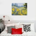 thumbnail image 4 of Nawypu Joyful in July III Canvas Wall Art Print, Floral Artwork, 4 of 4