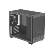 Rosewill Micro ATX Mini Tower PC Case with Pre-Installed 400W Power Supply | Left Temper Glass Side Panel | Front and Side Mesh | 240mm & 280mm Radiator Support | 1 x USB 2.0 | 2 x USB 3.0 | 1 x 120m