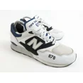 thumbnail image 1 of NEW BALANCE 878 Men's Low Top Leather Sneakers ML878AAA - White Navy Blue - US 8, 1 of 5