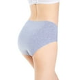 thumbnail image 4 of yunLCZ Women's Cotton Underwear High Waist Women's Pure Cotton Underwear Large Size High Waist Breathable High Elastic High Slit Crotch Briefs, 4 of 4