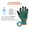 thumbnail image 2 of Guantes de trabajo Ergodyne ProFlex 7002-ECO con revestimiento de poliuretano calibre 15, paquete de 12, 2 of 8