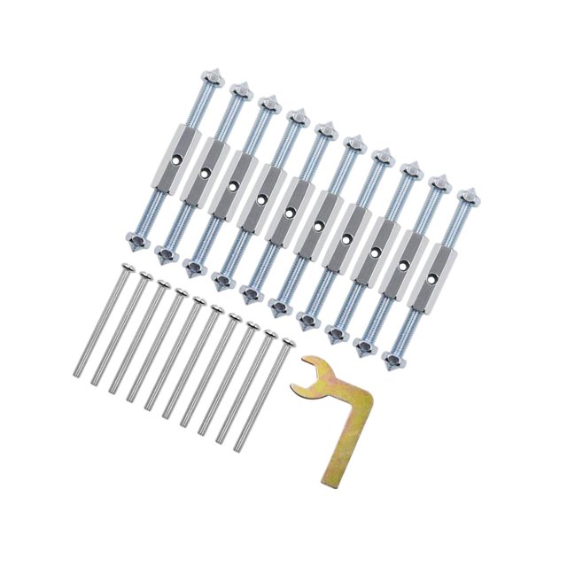 facefd Cassette Screws Support Rod Kit Rust Resistant mount switch Repair Device for Wall Switch 86 Metal Type