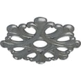 thumbnail image 3 of Ekena Millwork 20 7/8"OD x 3 5/8"ID x 1"P Angel Ceiling Medallion (Fits Canopies up to 4 3/8"), Hand-Painted Platinum, 3 of 7