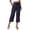 C-Navy445, variant on DHFJKG Women Denim Capri Pants Summer Lightweight Stretch Soft Loose Fit Straight Leg Casual Drawstring Jeans Pants Trendy Trousers