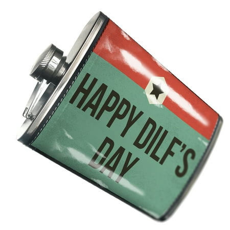

NEONBLOND Flask Happy DILF s Day Father s Day Retro Star